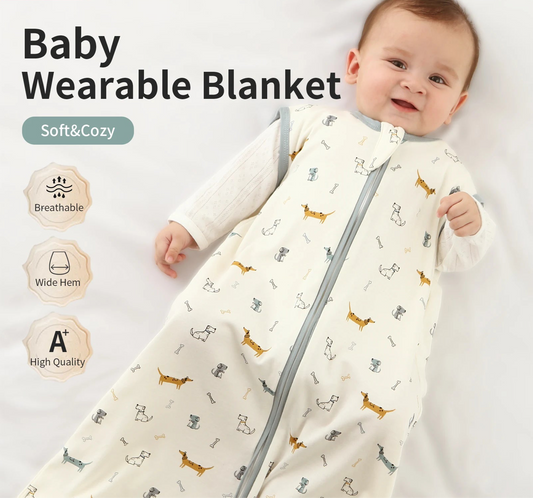 🍼 LittleCuddles™ Baby Sleep Sack – Safe & Comfy All-Night Sleep