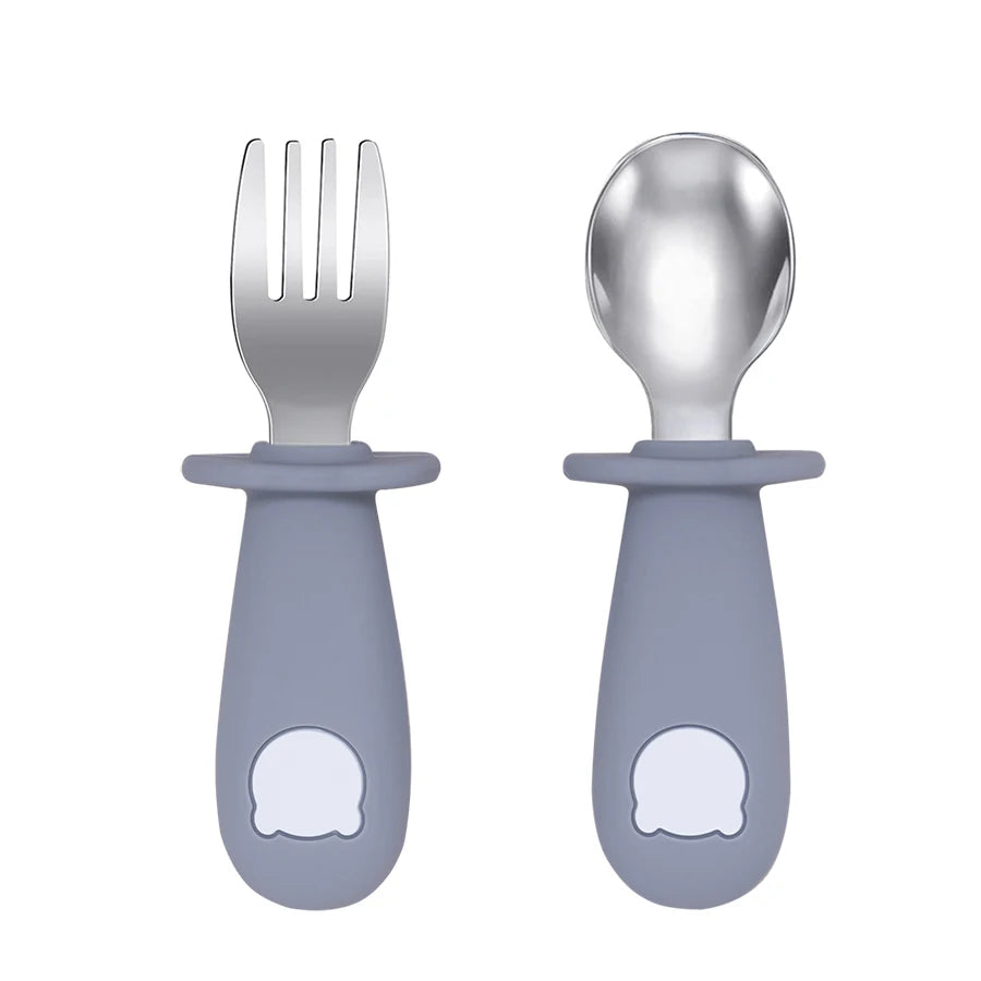 LittleCuddles™ Baby Bear Feeding Spoon & Fork Set