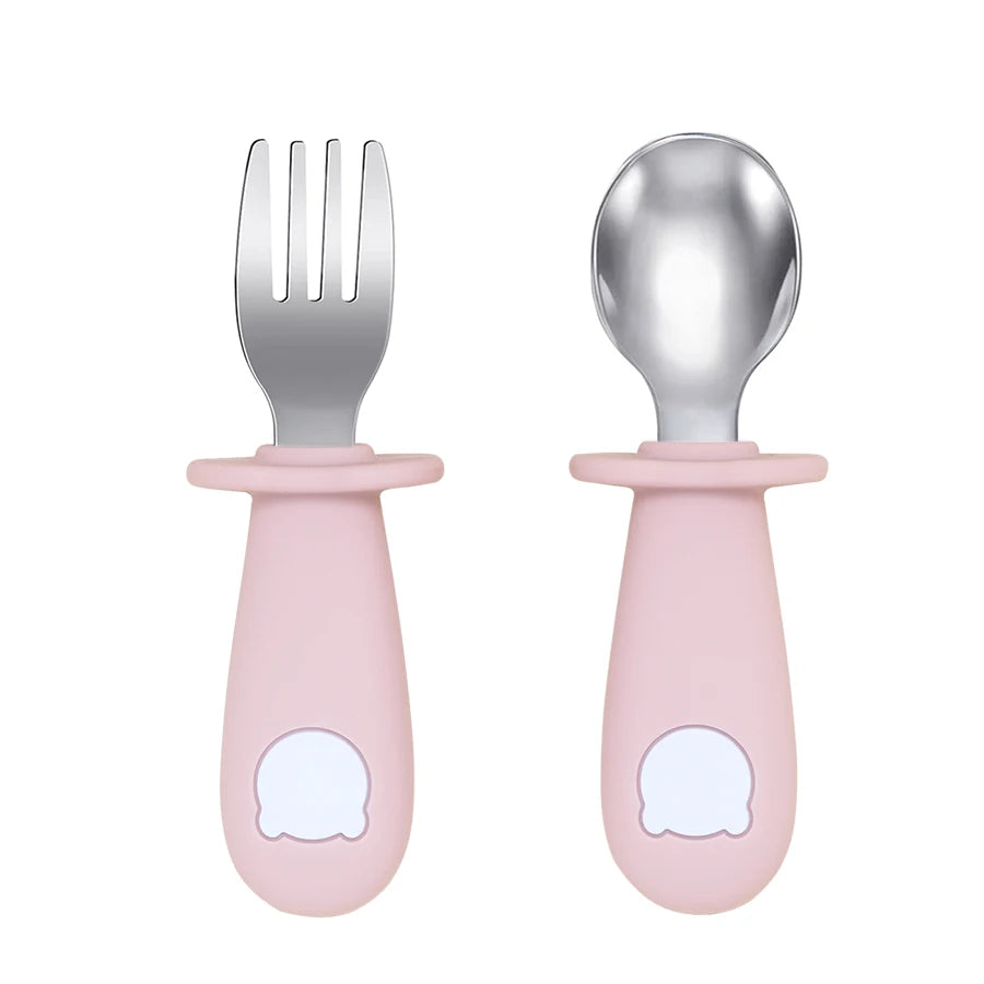 LittleCuddles™ Baby Bear Feeding Spoon & Fork Set
