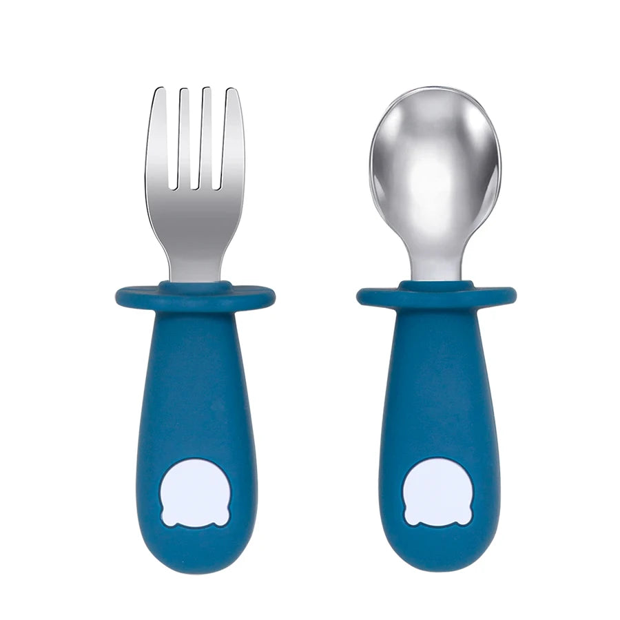 LittleCuddles™ Baby Bear Feeding Spoon & Fork Set
