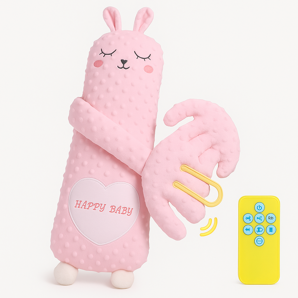 LittleCuddles™ HugME Baby Cuddle Plush Soothing Sleep Buddy for Infants