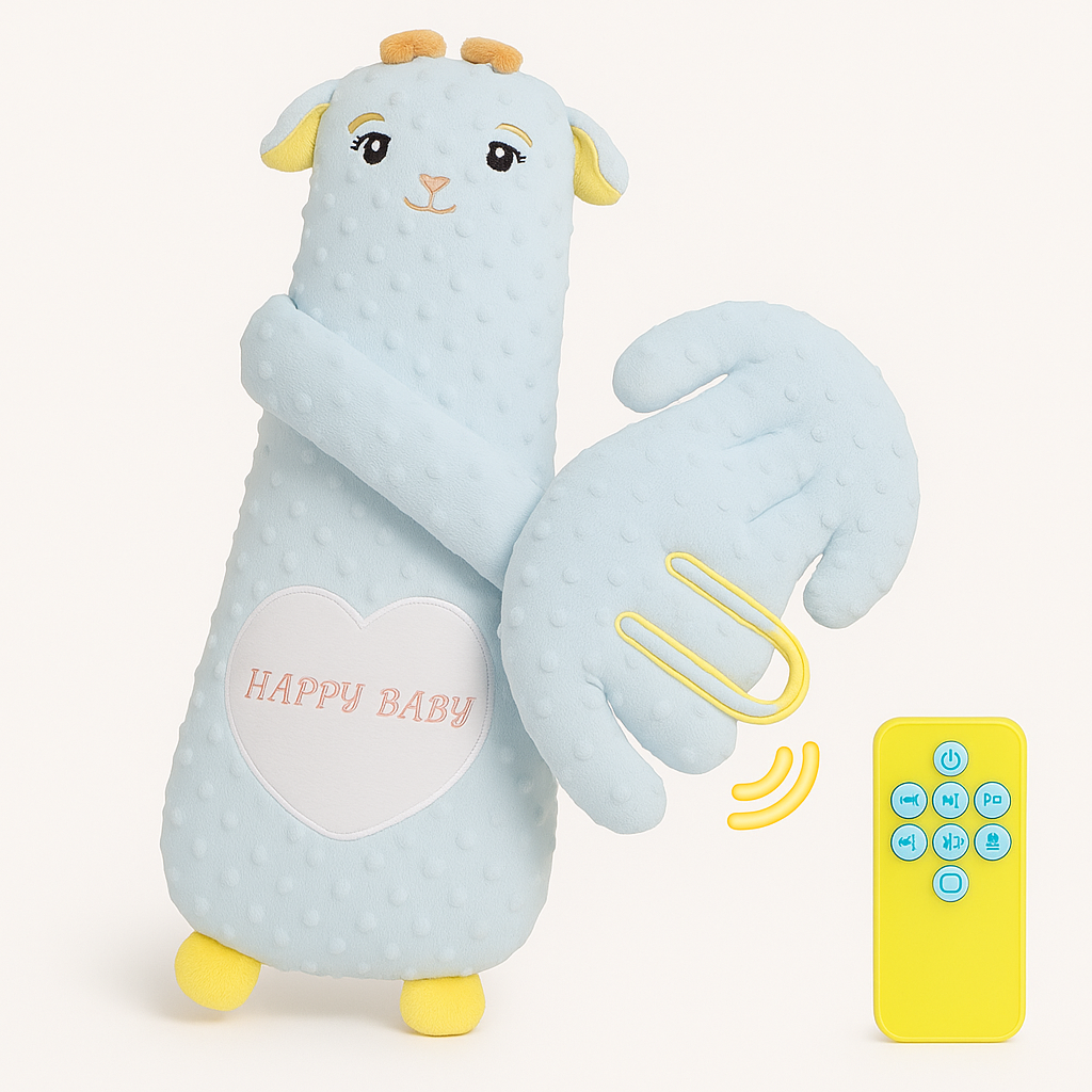 LittleCuddles™ HugME Baby Cuddle Plush Soothing Sleep Buddy for Infants