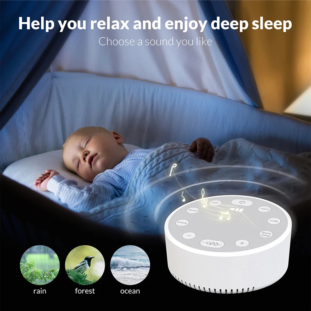 LittleCuddles™ White Noise Machine & Baby Sleep Aid