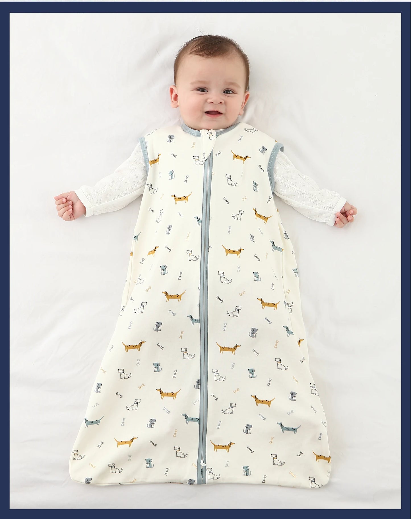 🍼 LittleCuddles™ Baby Sleep Sack – Safe & Comfy All-Night Sleep