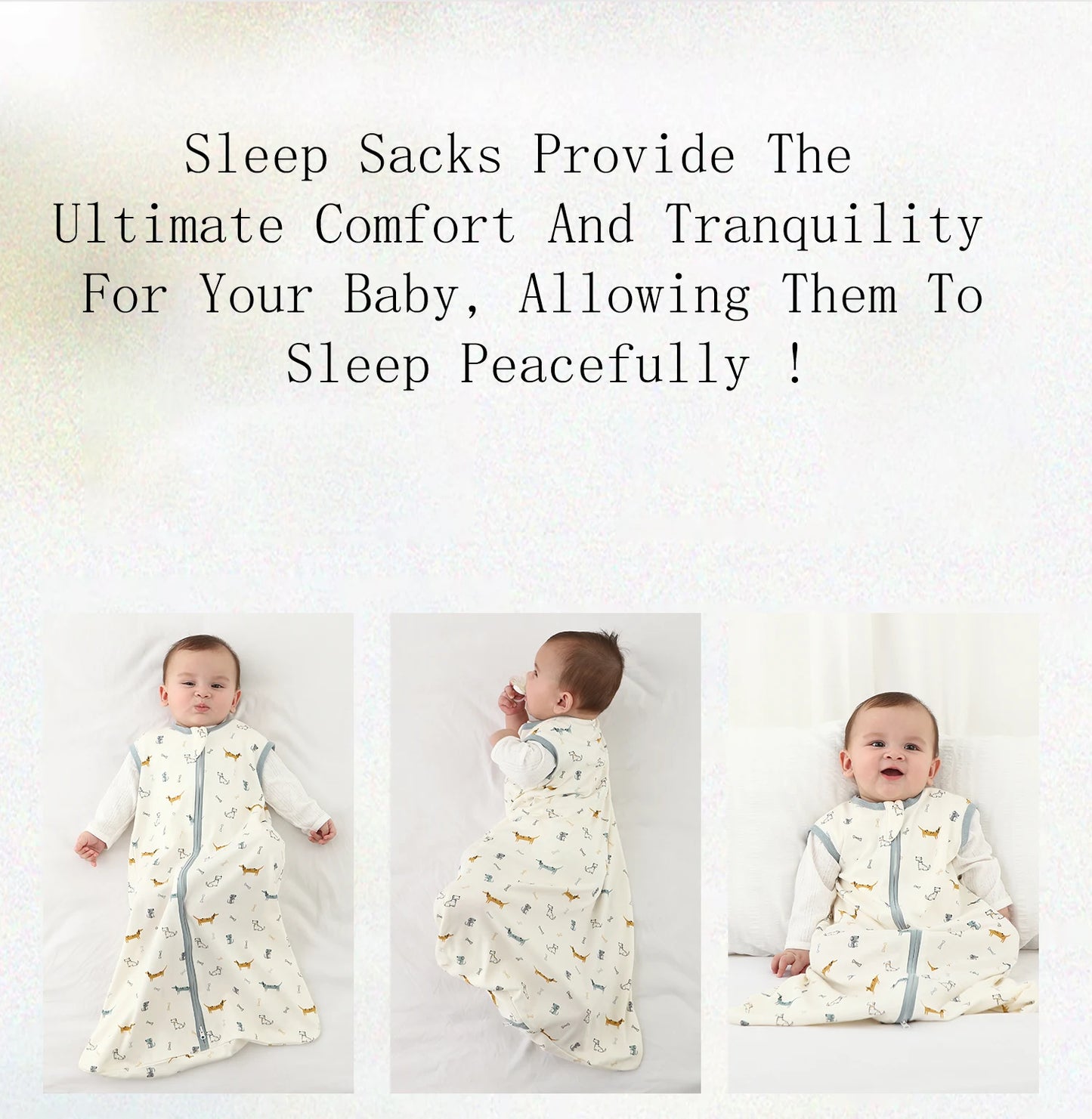 🍼 LittleCuddles™ Baby Sleep Sack – Safe & Comfy All-Night Sleep