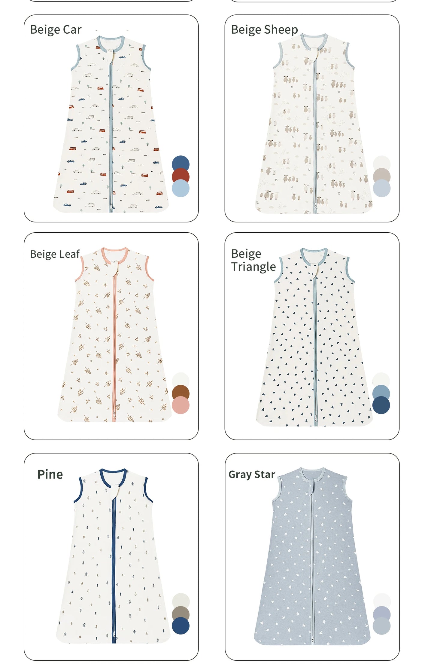 🍼 LittleCuddles™ Baby Sleep Sack – Safe & Comfy All-Night Sleep